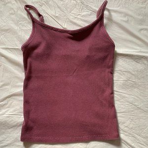 american eagle ribbed tank top